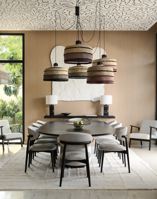 Abstract Painted Ceiling Mural