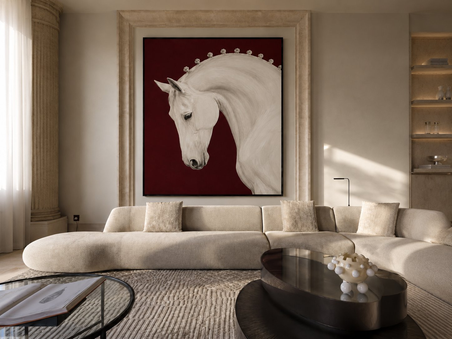 Animal Icons: Ivory Horse
