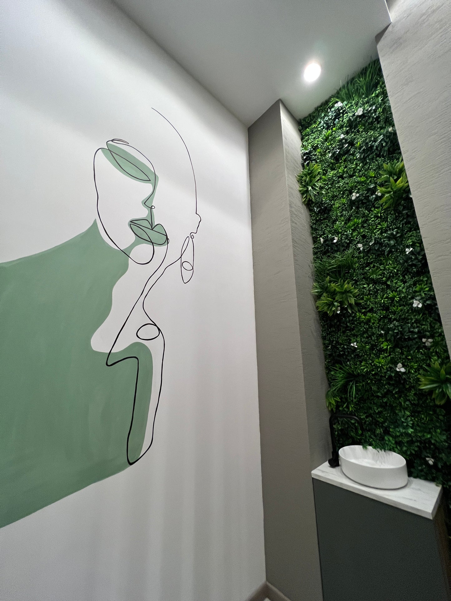 Interior & Exterior Branding, Wall Art & Logo Installation "Fresh 7 Massage Center"
