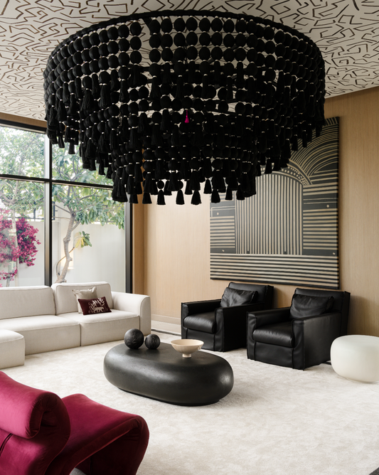 Custom Macrame Chandelier