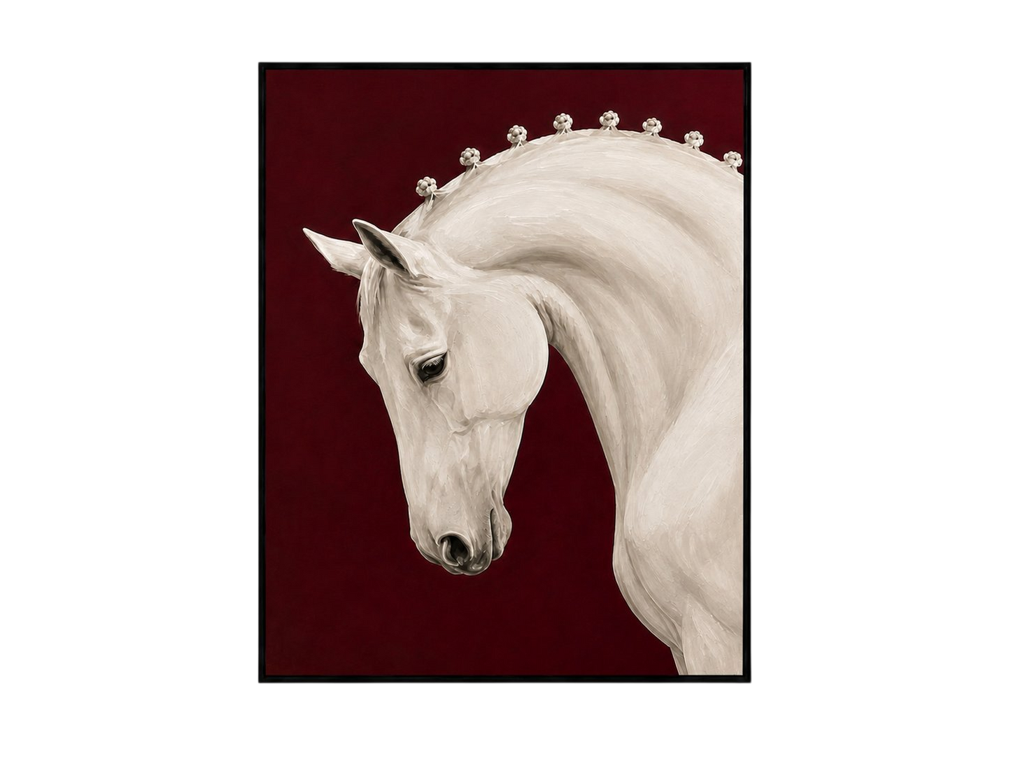 Animal Icons: Ivory Horse
