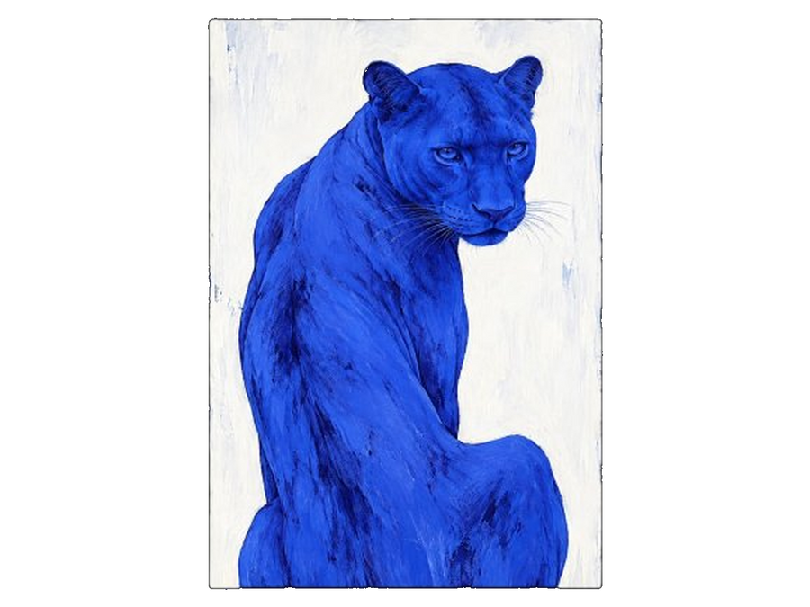 Animal Icons: Blue Panther